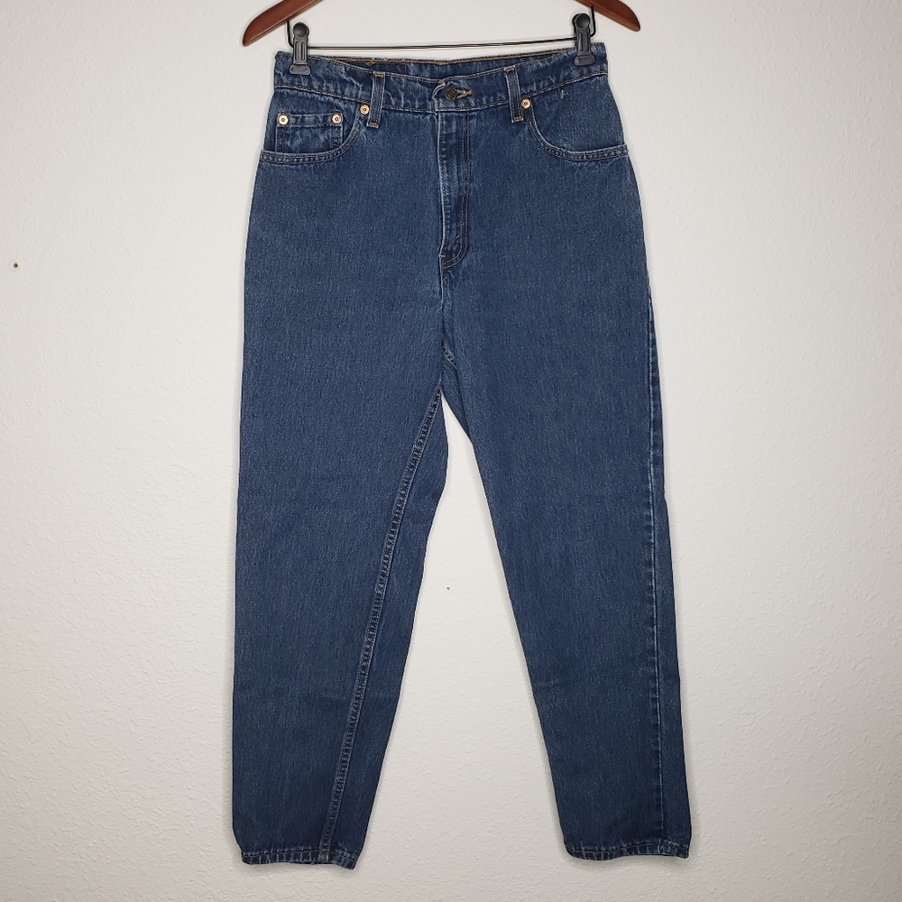 Vintage Levis Womens 550 Relaxed Fit Tapered Leg Jeans Size 11 S 90s USA Retro